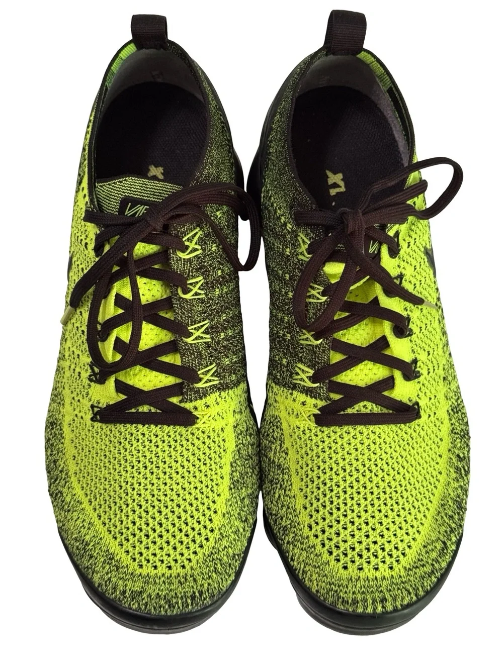 Nike Air Vapormax Flyknit 2 Volt Black 9.5